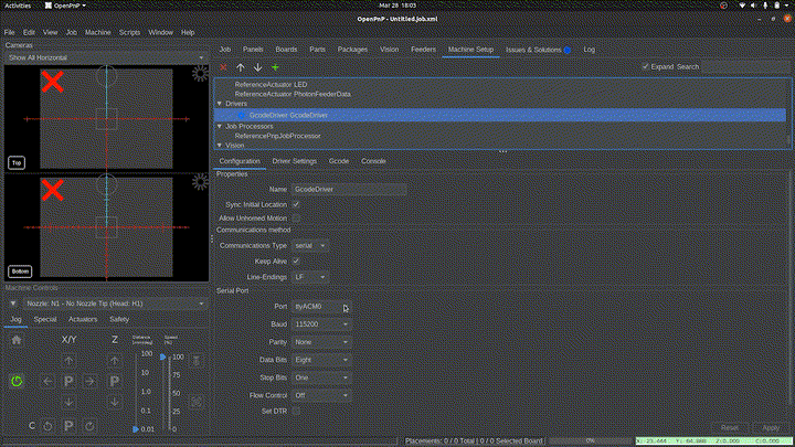 lumenpnp校准--连接至 LumenPnP 并配置底部相机 lumenpnp校准--连接至 LumenPnP 并配置底部相机