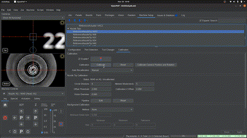 N045吸嘴头跳动校准过程