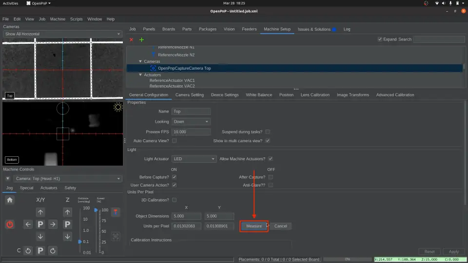 毫米/像素校准 毫米/像素校准