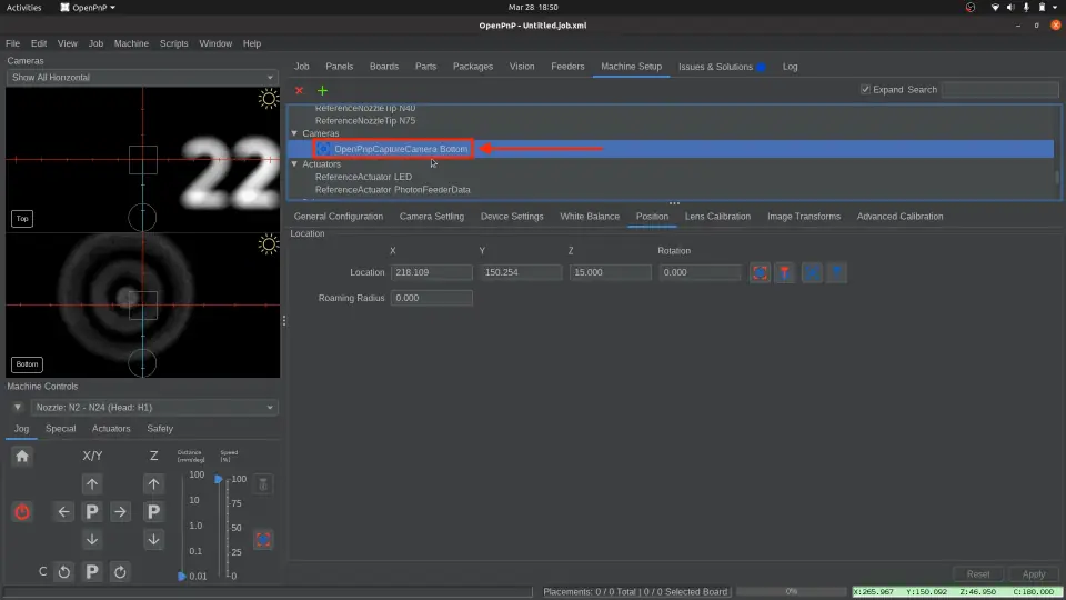 吸嘴头跳动补偿