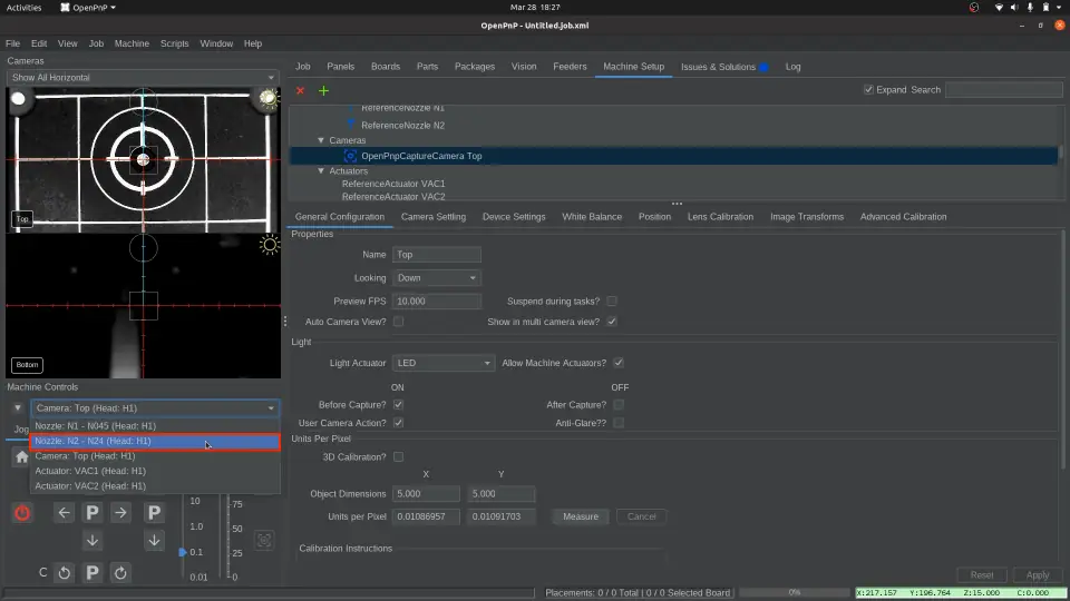 毫米/像素校准 毫米/像素校准