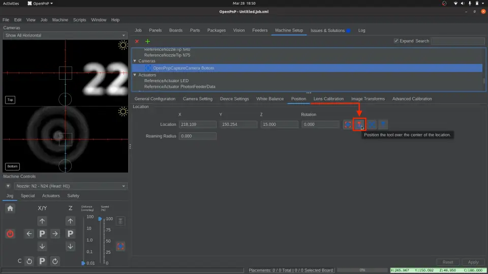 吸嘴头跳动补偿