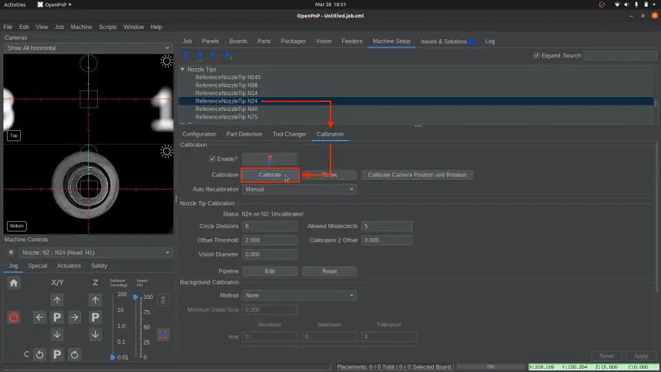 吸嘴头跳动补偿