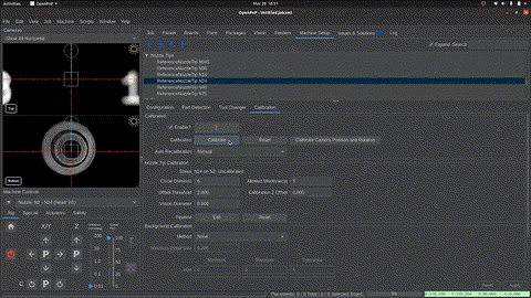 N24吸嘴头跳动校准过程