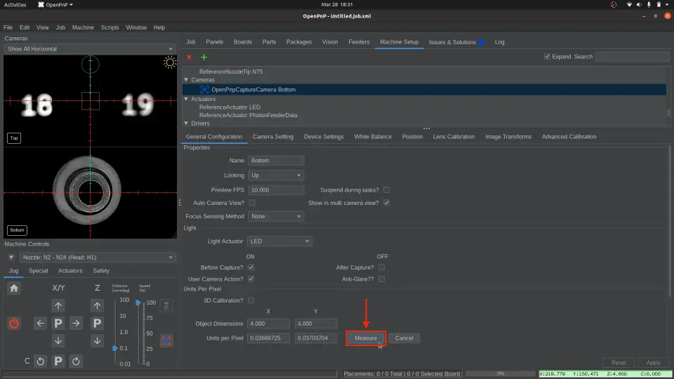 毫米/像素校准 毫米/像素校准