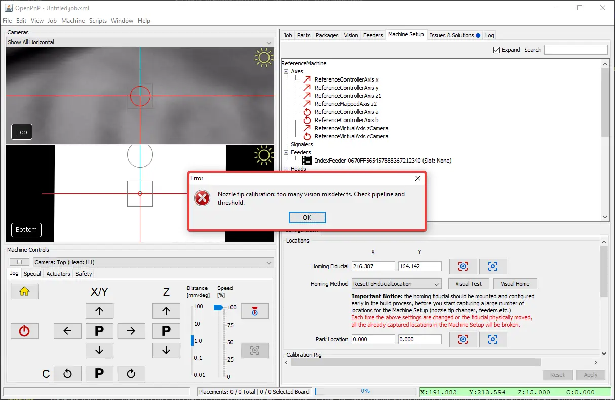 吸嘴头跳动补偿